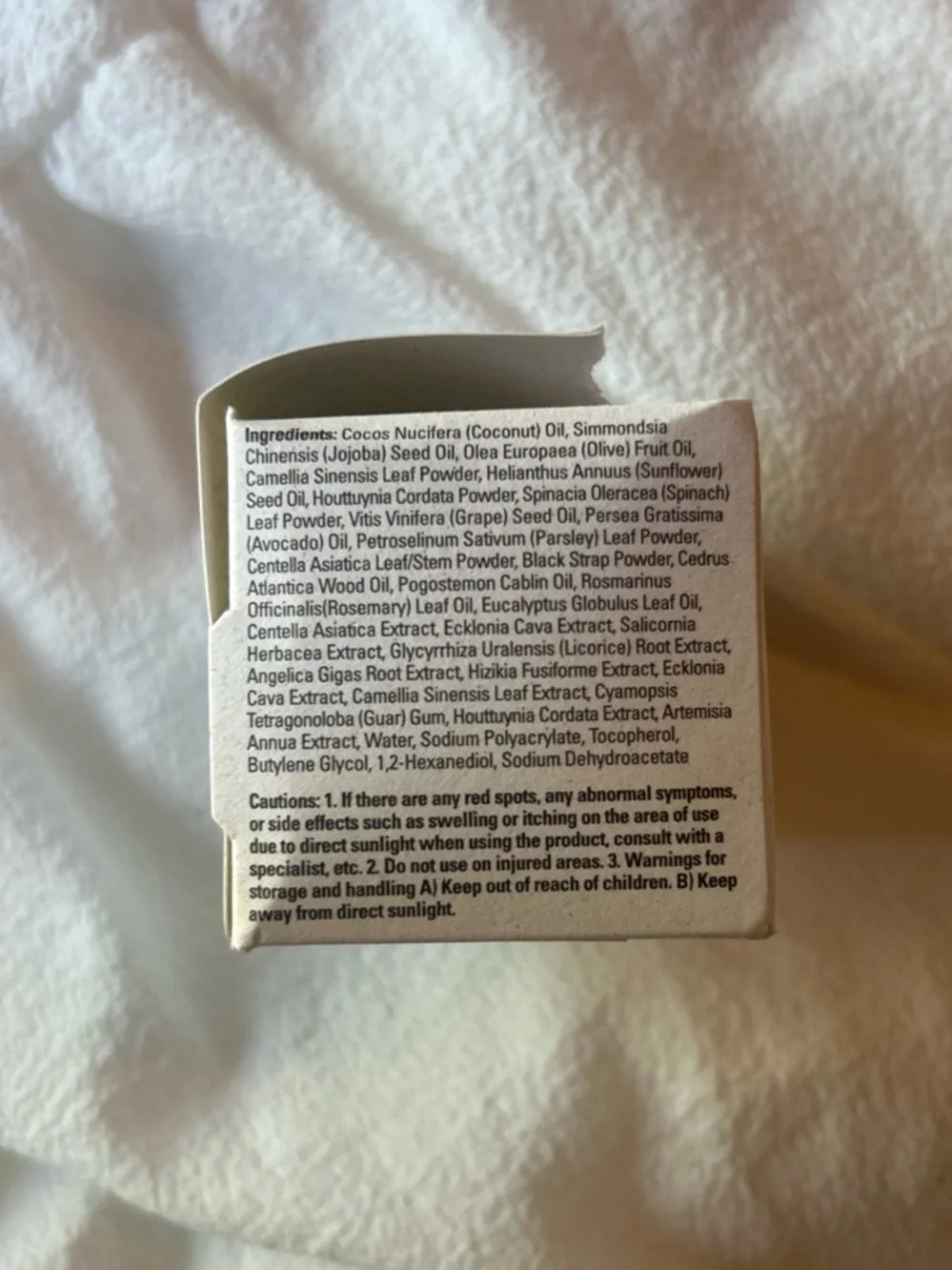 Natural Green Herbal Facial Soap Bar -